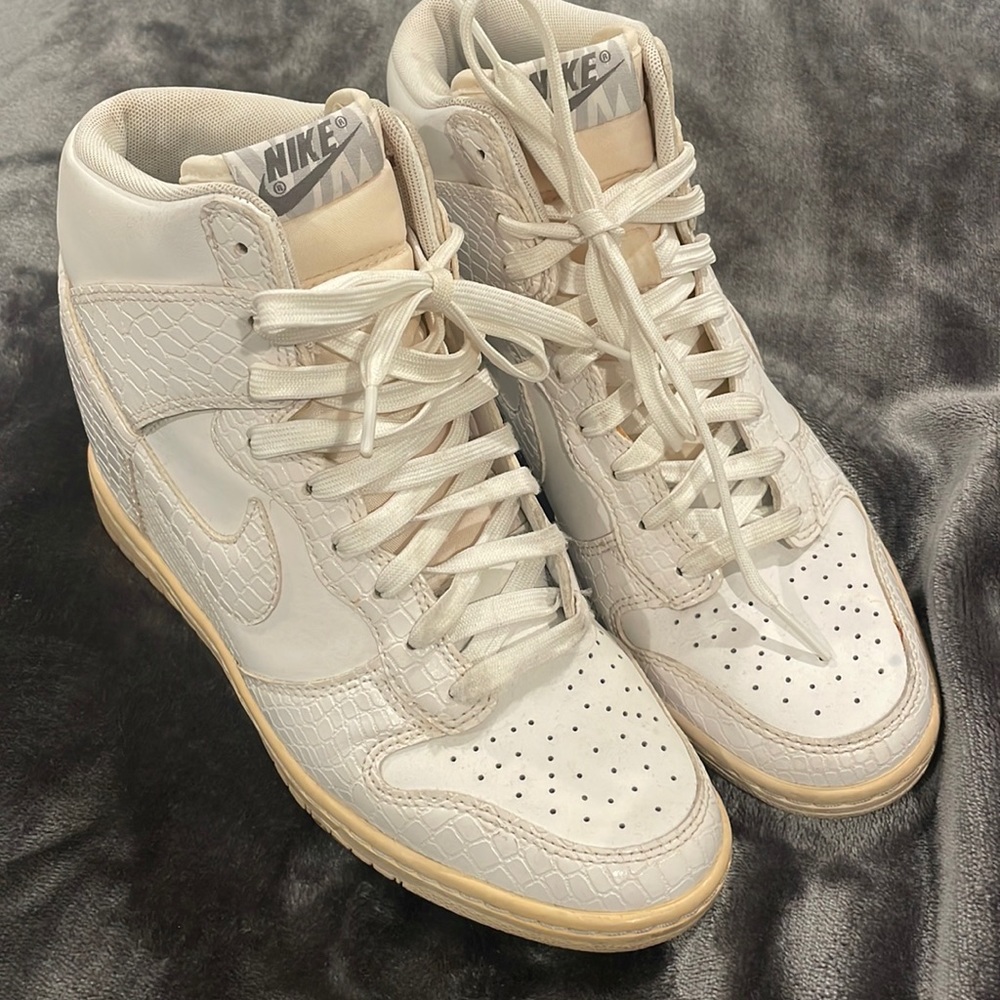 Nike wedge sneakers 8.5 worn at my wedding ceremony for a few hours